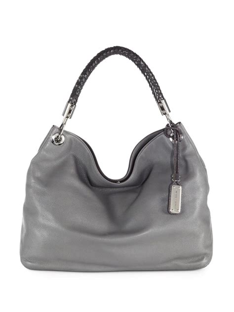 michael kors large hobo grey|michael kors handbags.